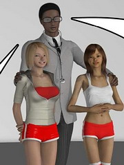 Diffident daughter takes off weblike panties to ride the schlong of